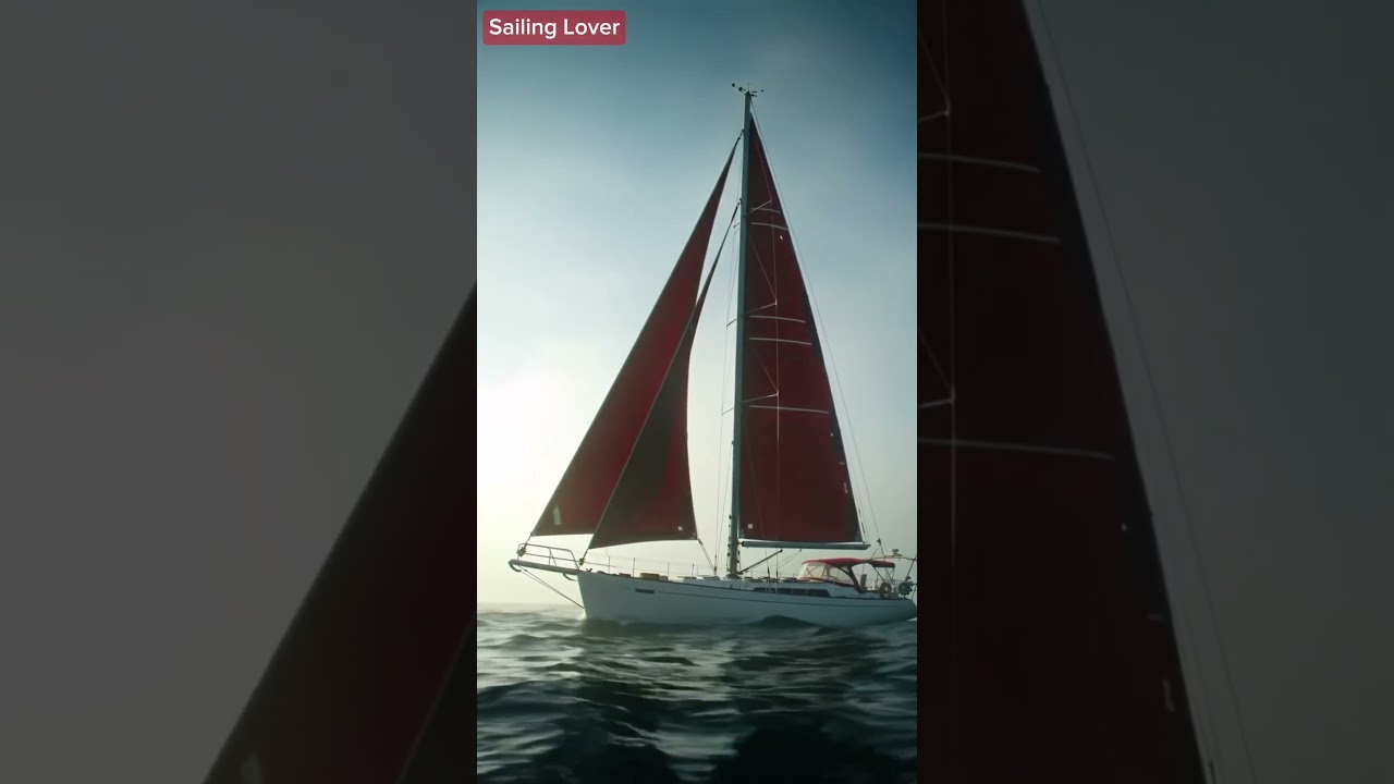 „Out of the Mist - The Red Sails of Mystery” #sailor #Sailboat #ClassicBoat #Sailing #Shorts #Reels