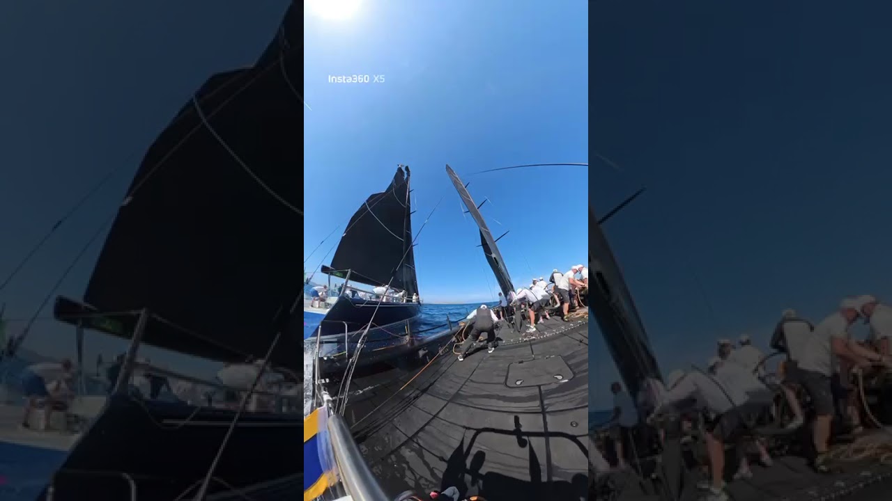 Accident dramatic între Balthasar și Jethou retrage ambele bărci din Maxi Yacht Rolex Cup
