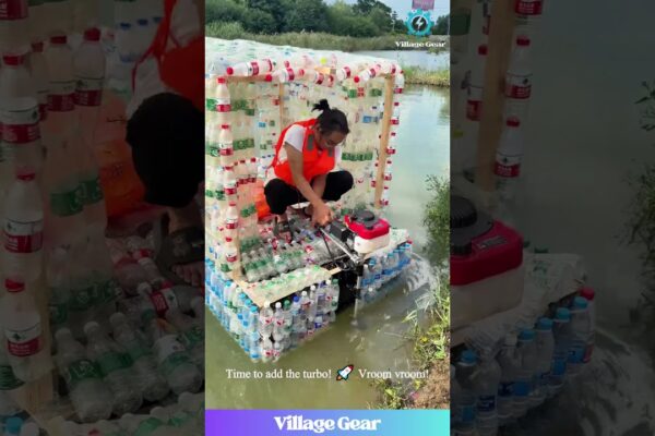 Cine are nevoie de un iaht atunci când aveți asta? 😂 Această barcă de sticlă de plastic DIY este o atmosferă absolută! #diy #funny