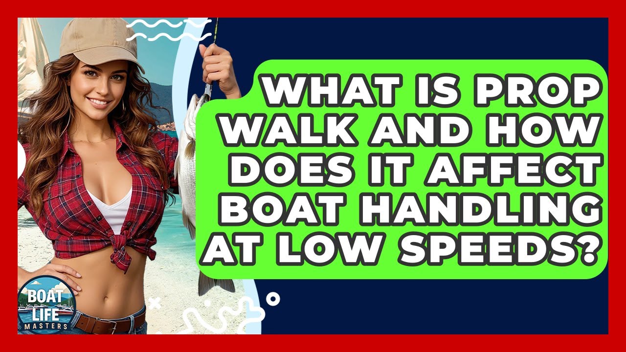 Ce este Walk Prop și cum afectează manipularea bărcii la viteze mici? - Maeștri de viață cu barca