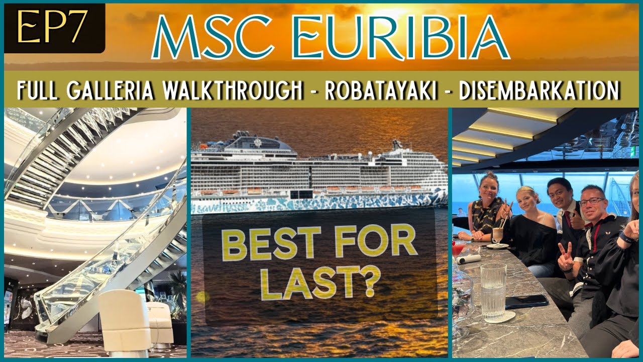 MSC Euribia Yacht Club - Zilele finale, Robatayaki și Deviltion | Croaziera Norvegiană Fjords EP7