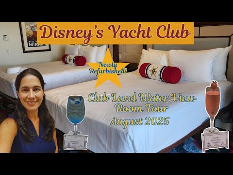 Nou -renovat la nivel de club la nivel de apă Vizualizare turneu la Disney's Yacht Club Resort / august 2025