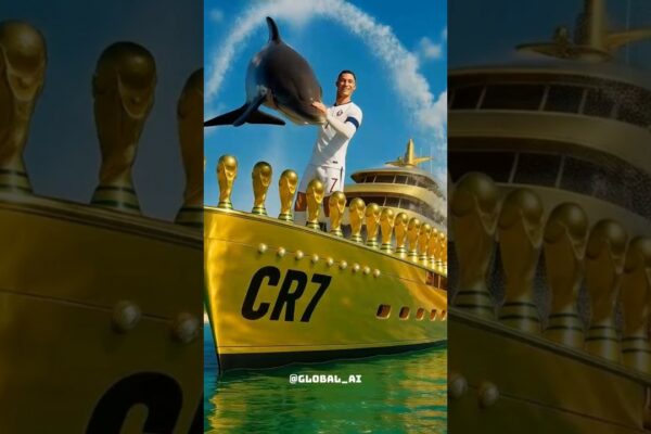 Ronaldo a fost prăjit pentru că nu a avut un iaht #Shorts #CR7 #Siuuuu