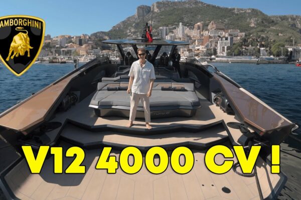 În interiorul iahtului Lamborghini la 4 milioane de euro! (Este o rachetă)