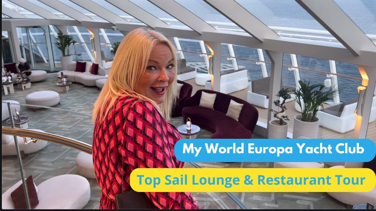 MSC World Europa Yacht Club Lounge and Restaurant Tour