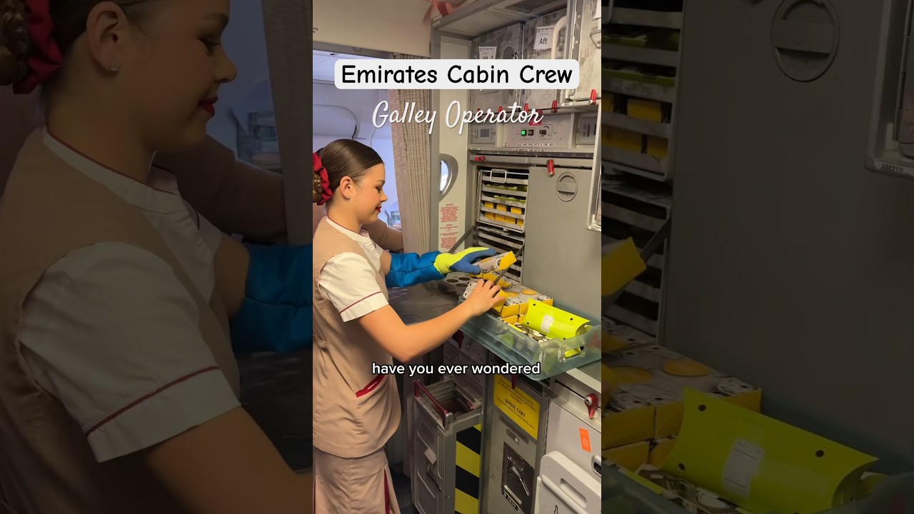 O zi în viața unui operator de galerie a echipajului de cabină Emirates | #emirates #emiratescabincrew #flight