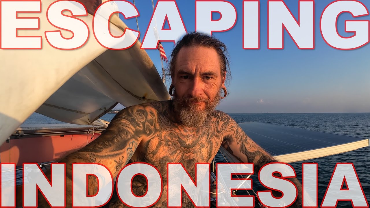 Lovind un recif de corali în timp ce scapă Indonezia pe o barcă cu pânze; Ultimele 7 zile + 400 de mile!