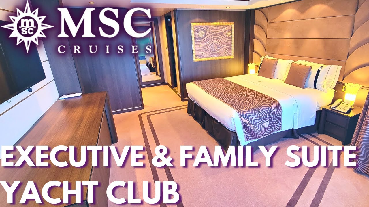 MSC Divina Yacht Club Executive & Family Suite Tour 12001
