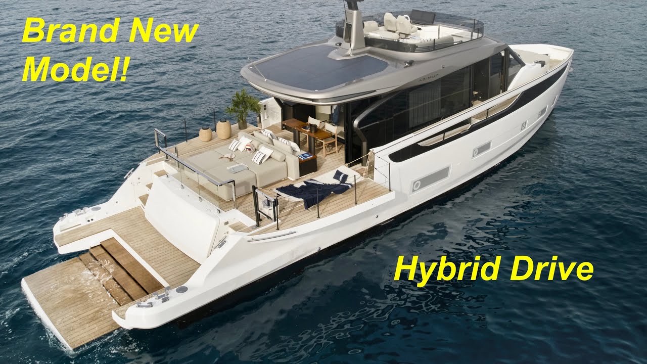 Tur de 3,5 milioane de €: Azimut Seadeck 7 Hybrid