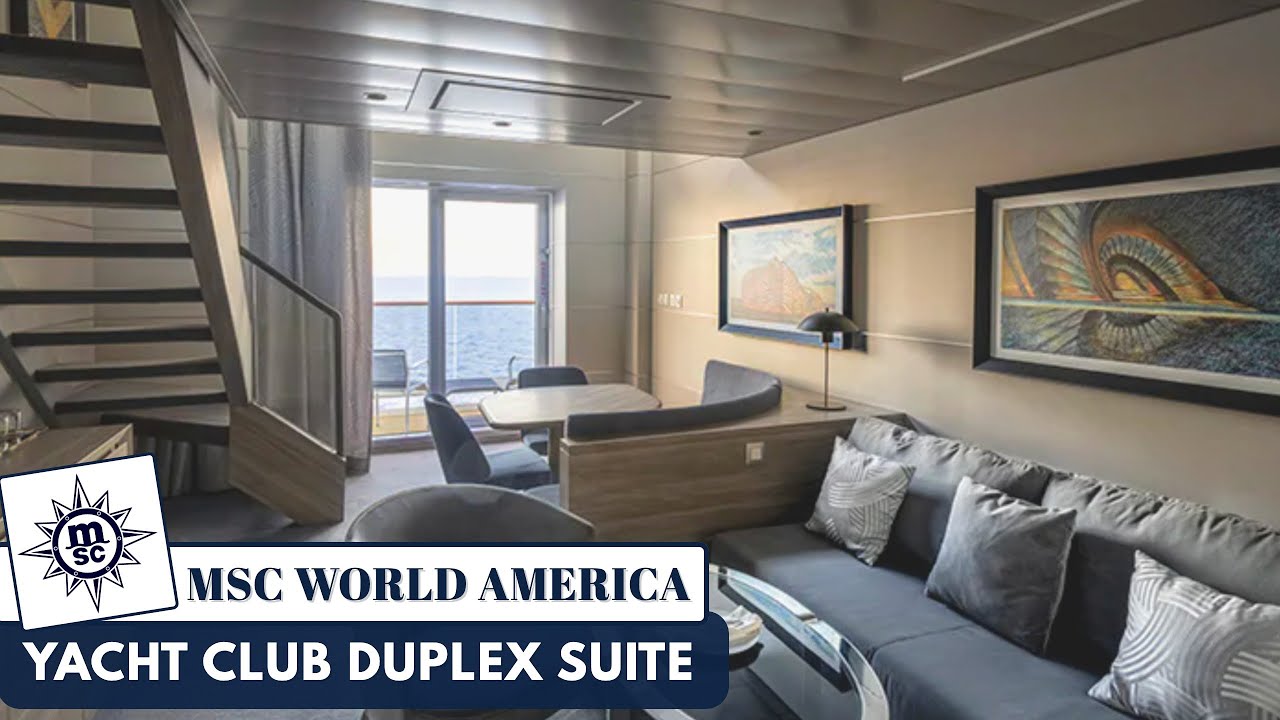MSC World America | Yacht Club Duplex Suite Walkthrough Tour | 2025 | 4k