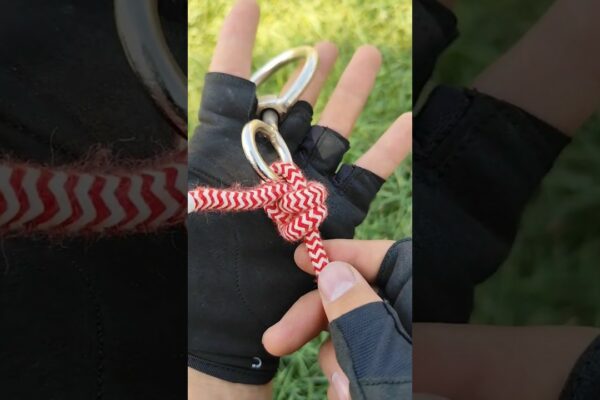 🚨 Primul nod pe care ar trebui să -l știe toată lumea este nodul de carnație #Rope #Diy #Knot #Tierlist