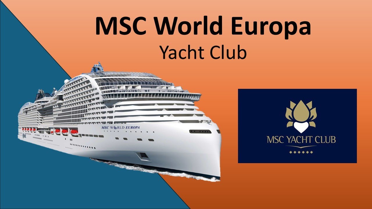Tur al clubului de iahturi pe MSC World Europa
