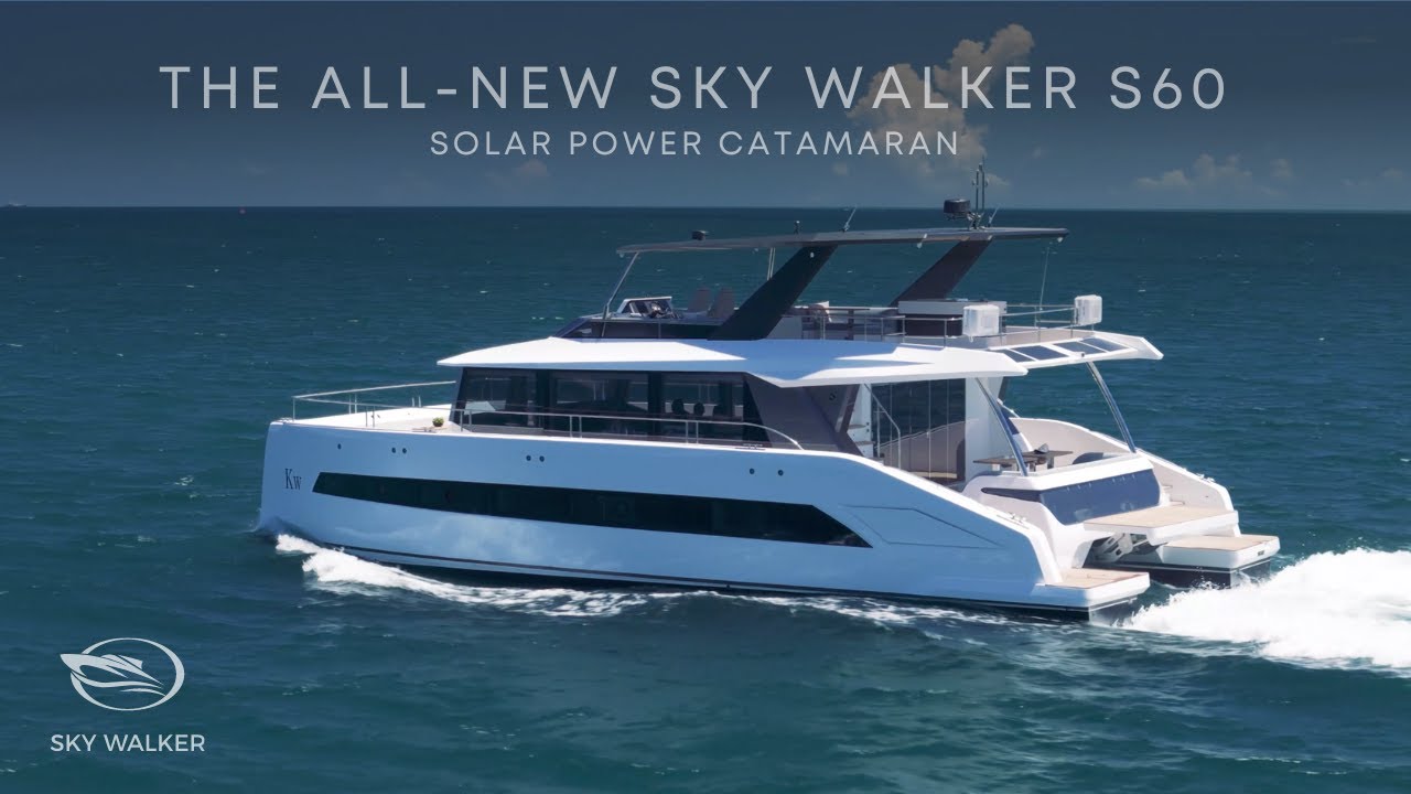 Faceți cunoștință cu Yachts Revolution S60 Catamaran | O revoluție în yachtingul solar