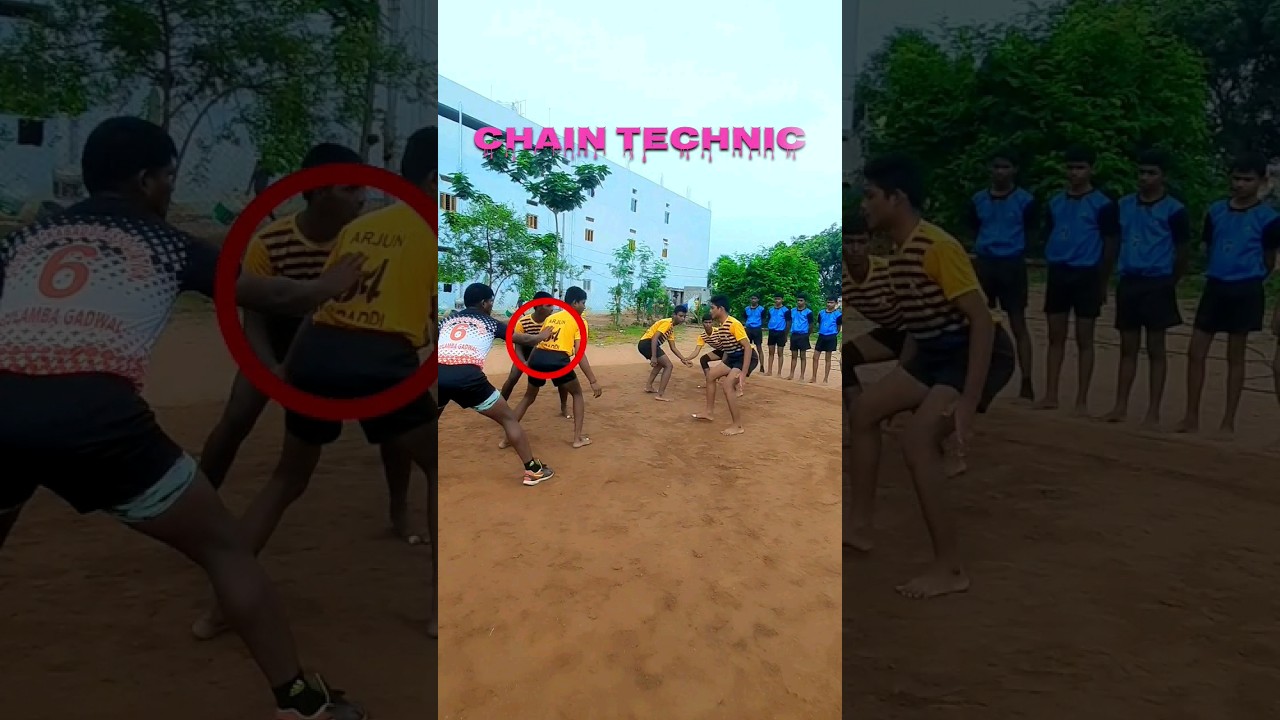 Al treilea lanț la blocul lanțului central #Kabaddi #Kabaddiadda #Prokabaddi #Prokabaddilegue #VivOProkabaddi