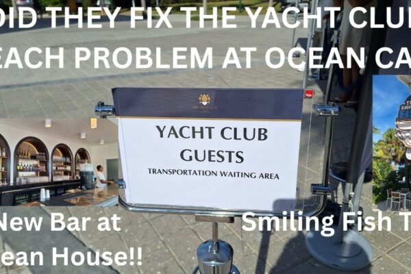 MSC Ocean Cay Yacht Club Beach Fix?