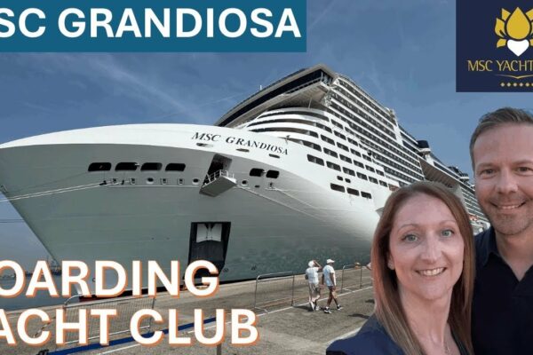 MSC Grandiosa Yacht Club 2025 | Ziua călătoriei și îmbarcării | Valencia