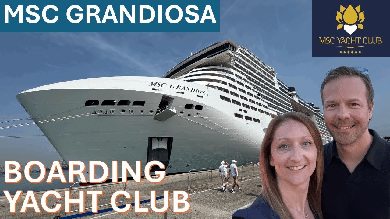 MSC Grandiosa Yacht Club 2025 | Ziua călătoriei și îmbarcării | Valencia