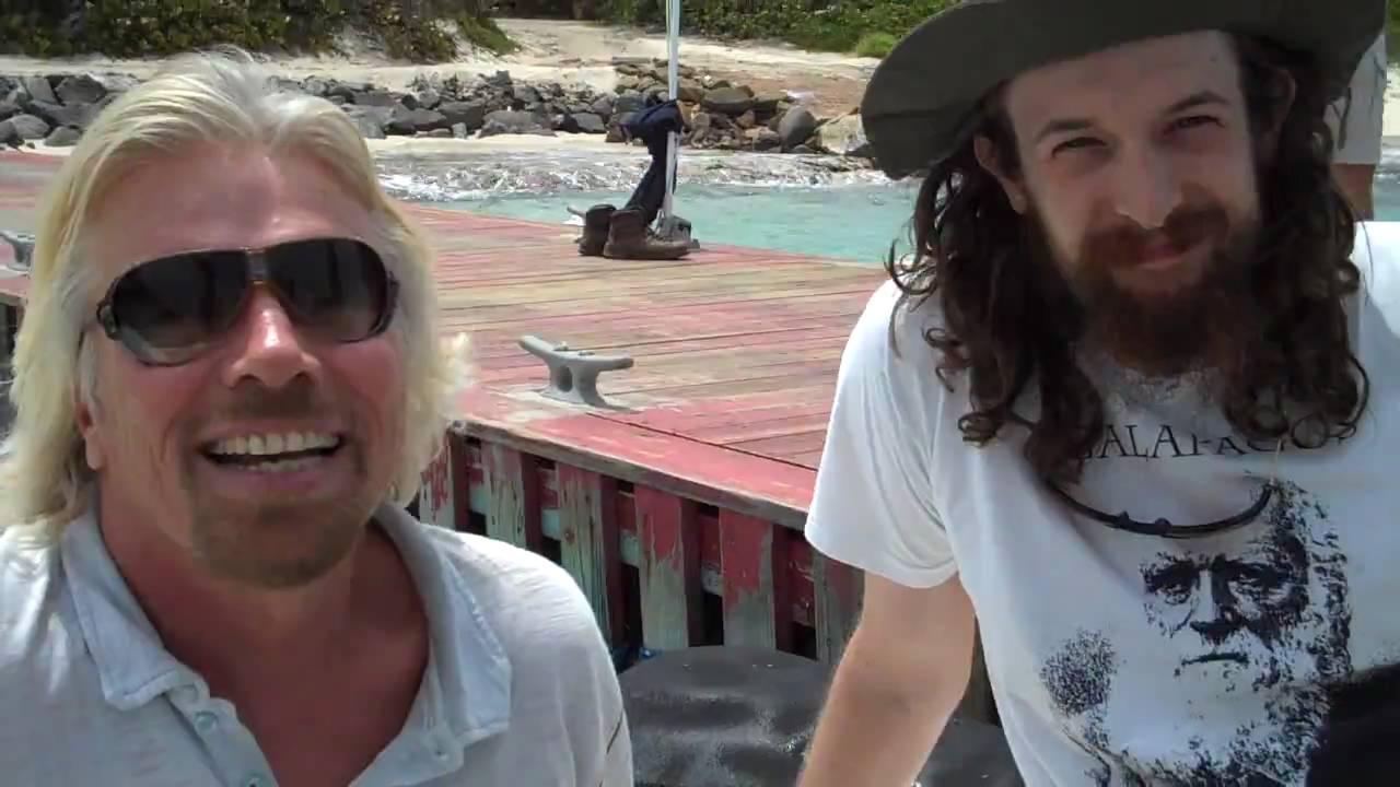 Sir Richard Branson și Tellman Knudson