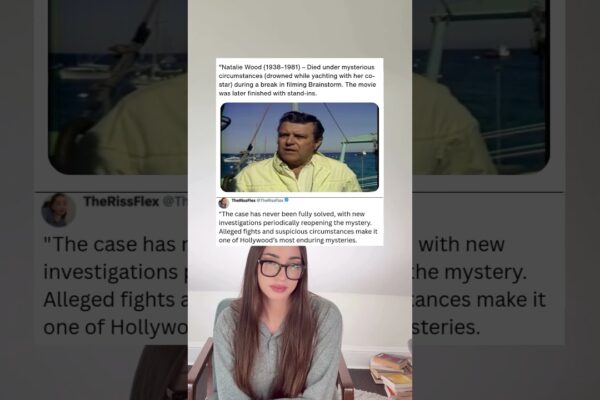 Natalie Wood 1938–1981 - a murit în circumstanțe misterioase înecate în timp ce se aflau cu starul ei de co -star