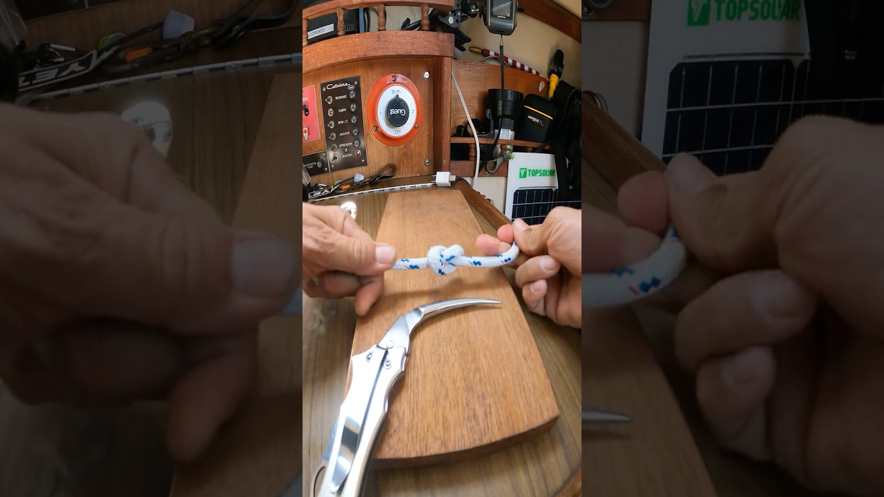 CUM SE folosește un cuțit de tachelaj MARLIN SPIKE (6 moduri) #marlin #spike #rigging #knife