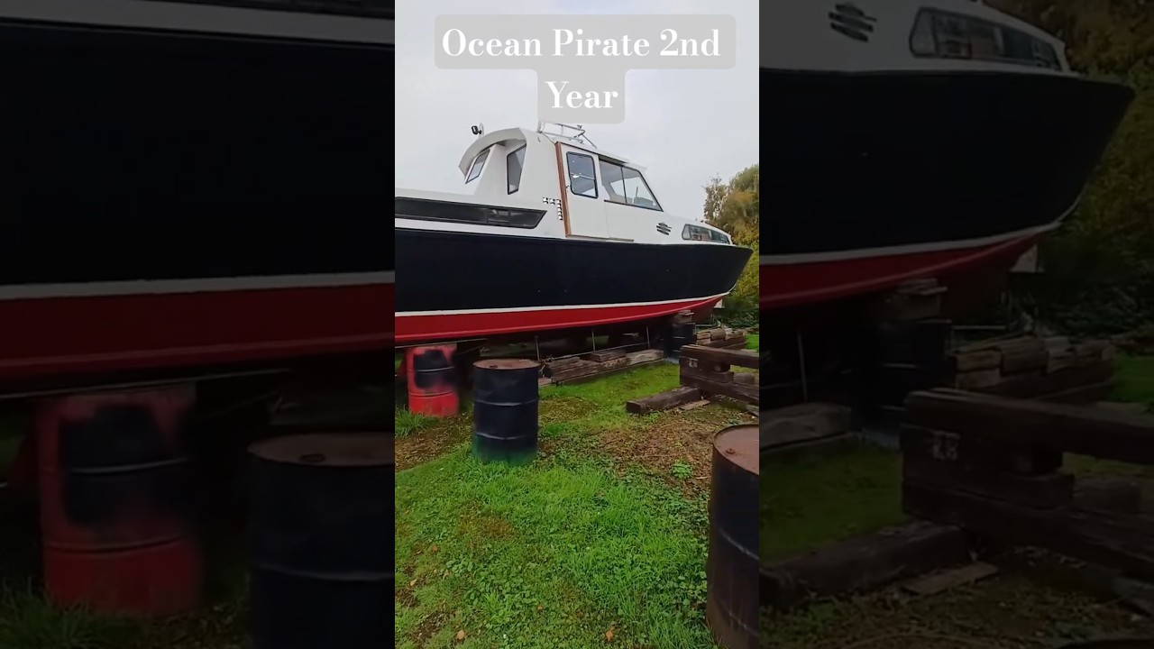 Ocean Pirate Brooke 323,, anul doi a început #boating #boatlife #automobile