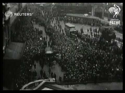 ANGLIA: Regele Alphonso al Spaniei exilat vizitează Londra (1931)