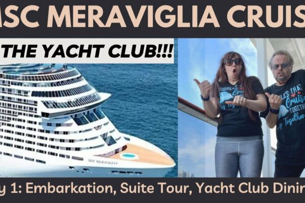 Croaziera MSC Meraviglia Yacht Club (Vlog Ziua 1) Imbarcare, Tur cu cabină cu balcon și suită Deluxe și mese!