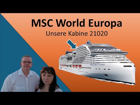 Iată cum arată Yacht Club Deluxe Suite 21020 pe MSC World Europa...