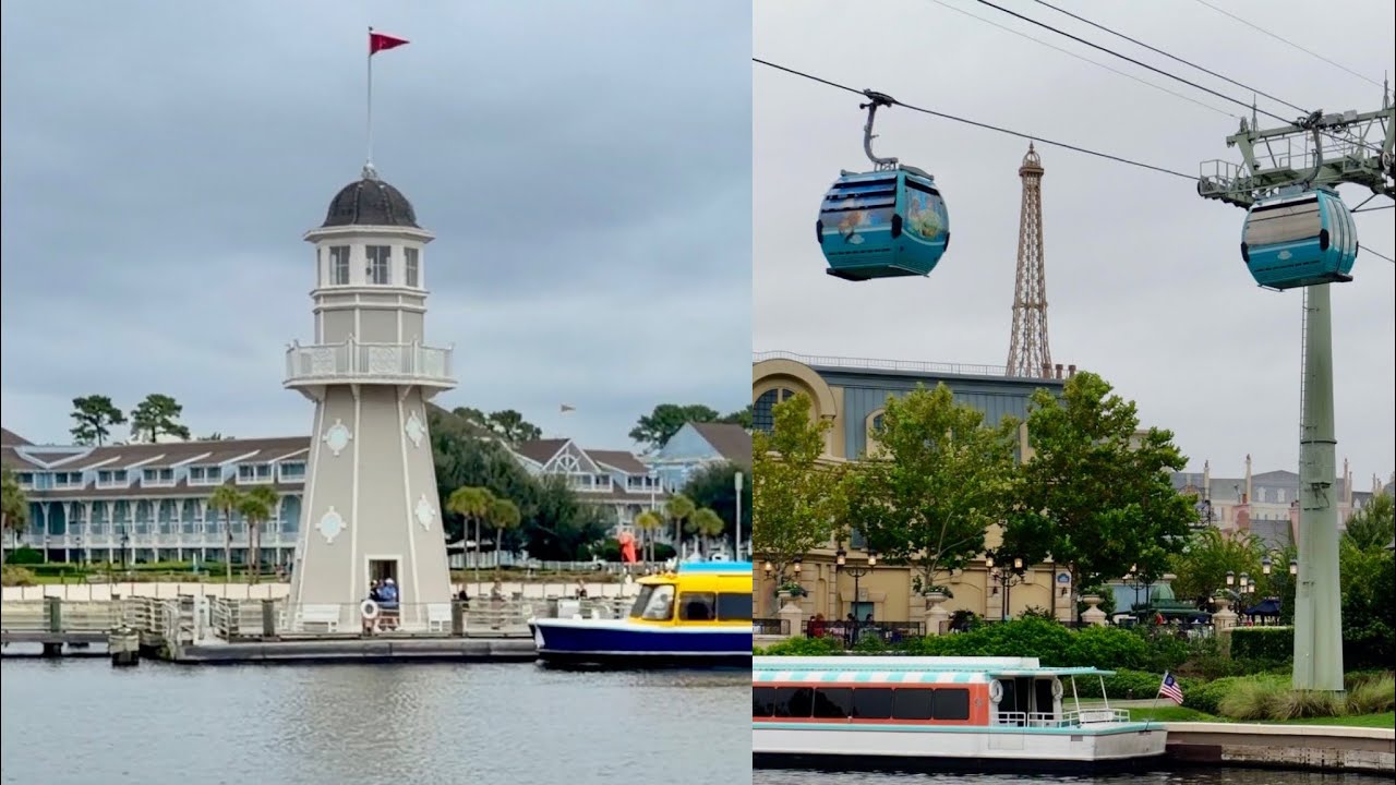 Pe jos de la Disney's Yacht Club Resort la EPCOT International Gateway | Walt Disney World 2025