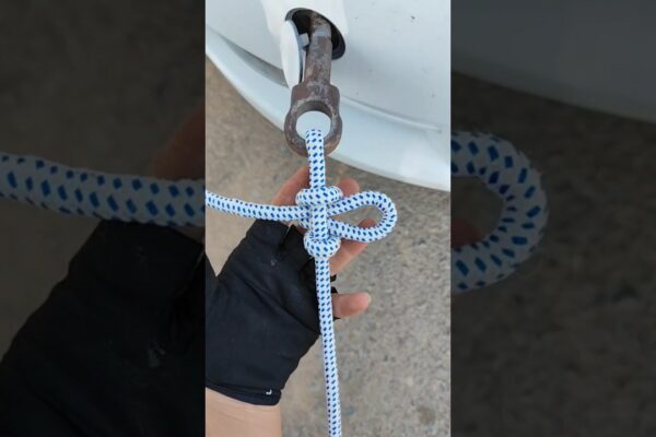 🚨 STOP! Remorcați GREȘIT! Legați acest nod de salvare auto💯 #nod #short #camping