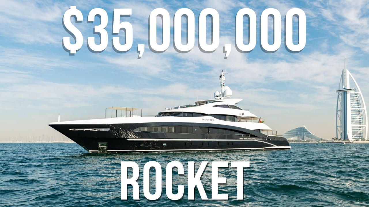 Mega Yacht ROCKET de 35 milioane USD de la Heesen Yachts | Iahturi de lux de vânzare | Mania Luxury | @manialuxury