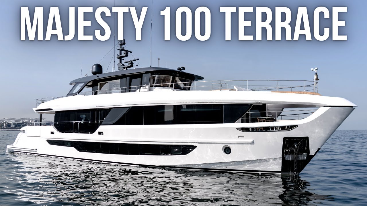 În interiorul NOULUI 2025 Majesty 100 Terrace SuperYacht