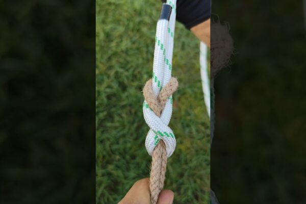​🚨Cel mai tare nod pentru conectarea a două frânghii🔥 #nod #camping #short