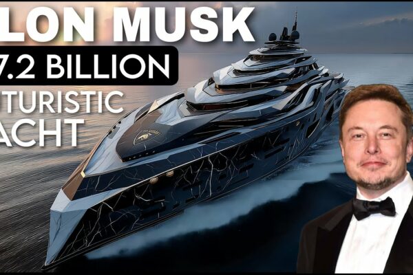 În interiorul mega-iahtului inspirat de Lamborghini al lui Elon Musk, de 7,2 miliarde de dolari! te va lasa fara cuvinte!!!