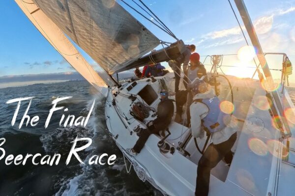 O ⛵️ Distracție și rapidă 🏎️ Cursa finală de cutii de bere la Richmond Yacht Club #ourladydefiant #yachtracing #sailing