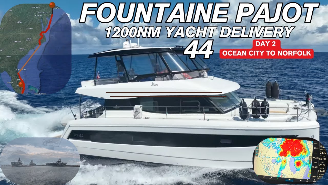 Ziua 2 Livrare iaht | Catamaran Fountaine Pajot de la Ocean City MD la Norfolk–1200 NM Voyage South