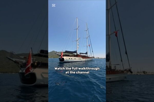 M/S VOYAGE 34 m carenă de oțel Luxury Gulet #sailingyacht #luxuryyachtlife #gulet