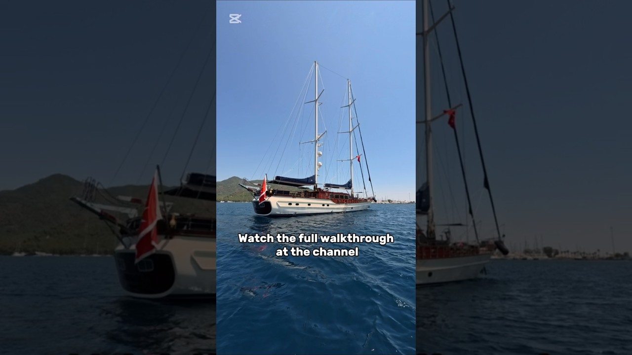 M/S VOYAGE 34 m carenă de oțel Luxury Gulet #sailingyacht #luxuryyachtlife #gulet