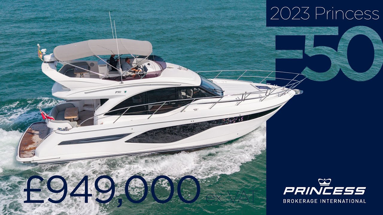 2023 Princess F50 'Viva' | DE VANZARE ACUM în Denia, Spania