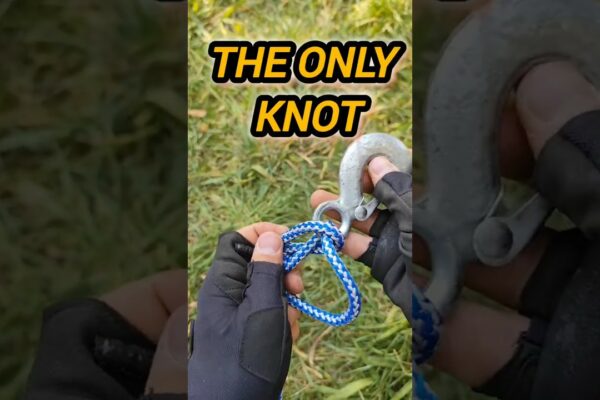 ⚡Survivalists Secret Quick Draw Knot #shorts #hook #knot