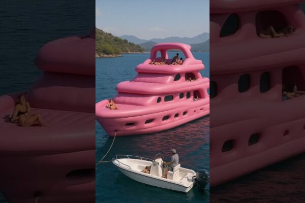 Luxury tocmai a devenit portabil Aruncă-l, plutește, flexează tare #yacht