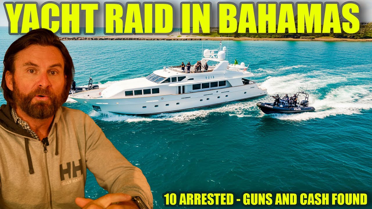 RAID pe iaht în Bahamas! Arme, numerar și haos