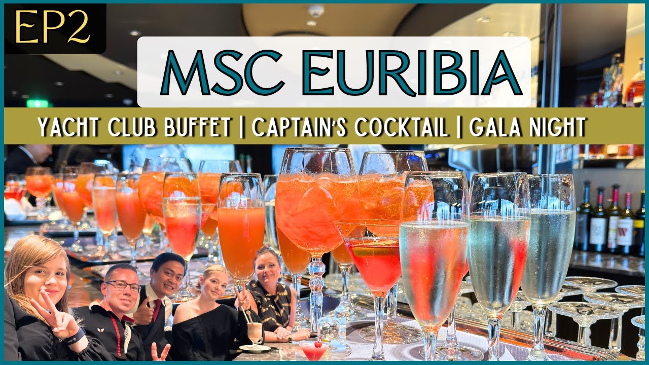 MSC Euribia Yacht Club - Mic dejun tip bufet, cocktail și noapte de gală în ziua mării | Fiordurile Norvegiene 4K | EP2