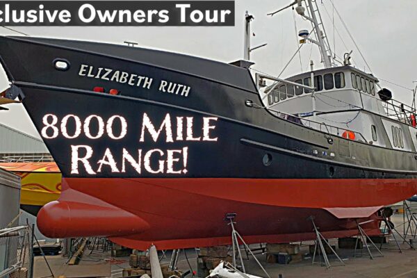 Această barcă de 390.000 USD poate traversa ORICE Ocean | 74' Tur cu traulă de oțel!