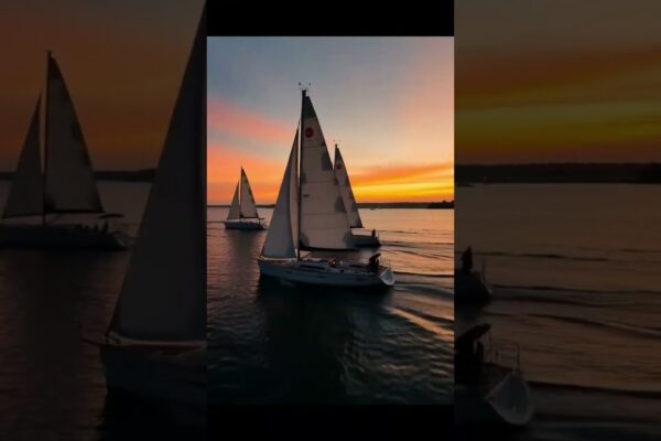 Când cerul spune „Navigă departe”, iar tu spui „Da, te rog”. 🌅⛵