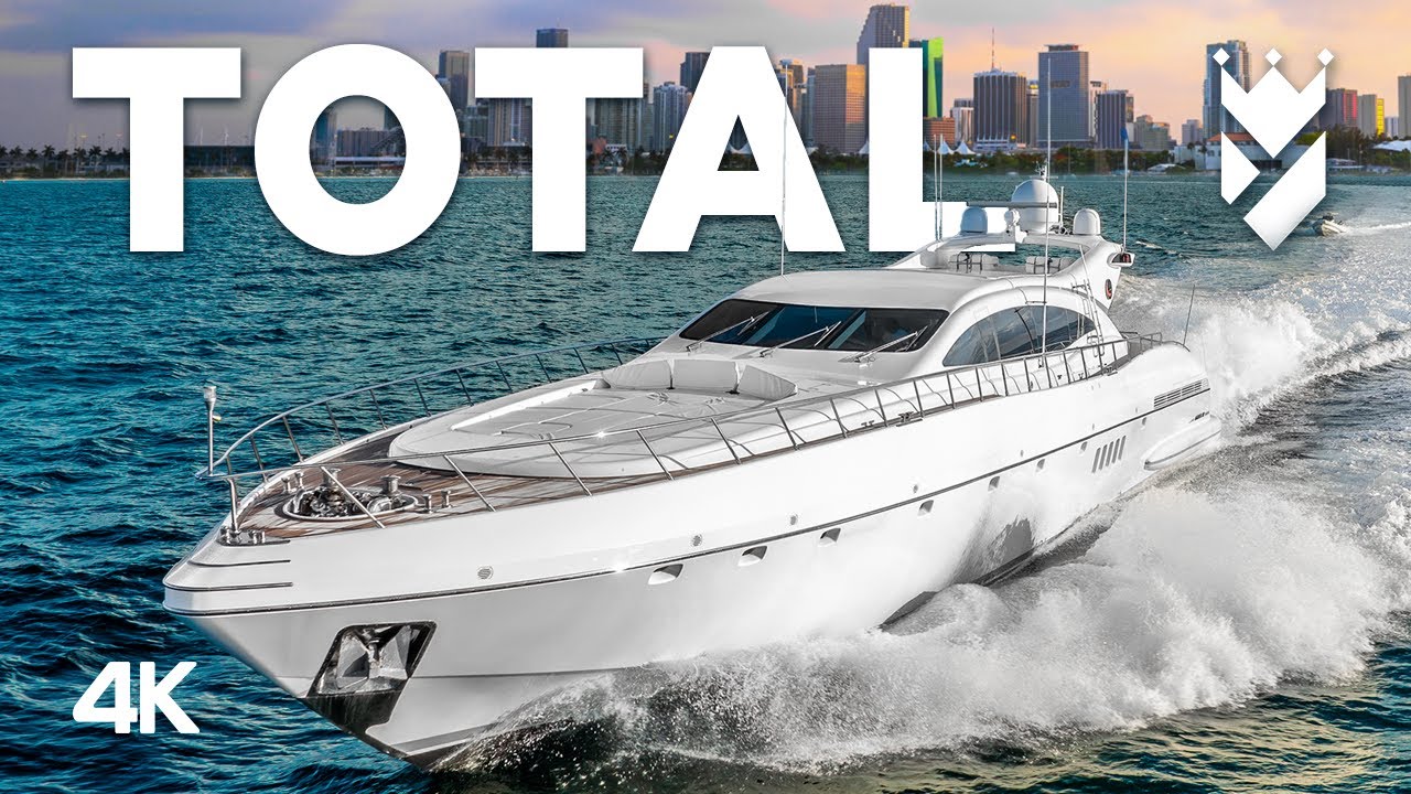 Este ACEST iahtul perfect din Florida de Sud? "TOTAL" Mangusta 108 De Vanzare
