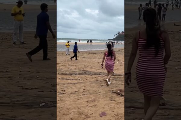 Plaja Baga Goa | Plaja frumoasa Goa | Plimbare pe plaja Goa |#short