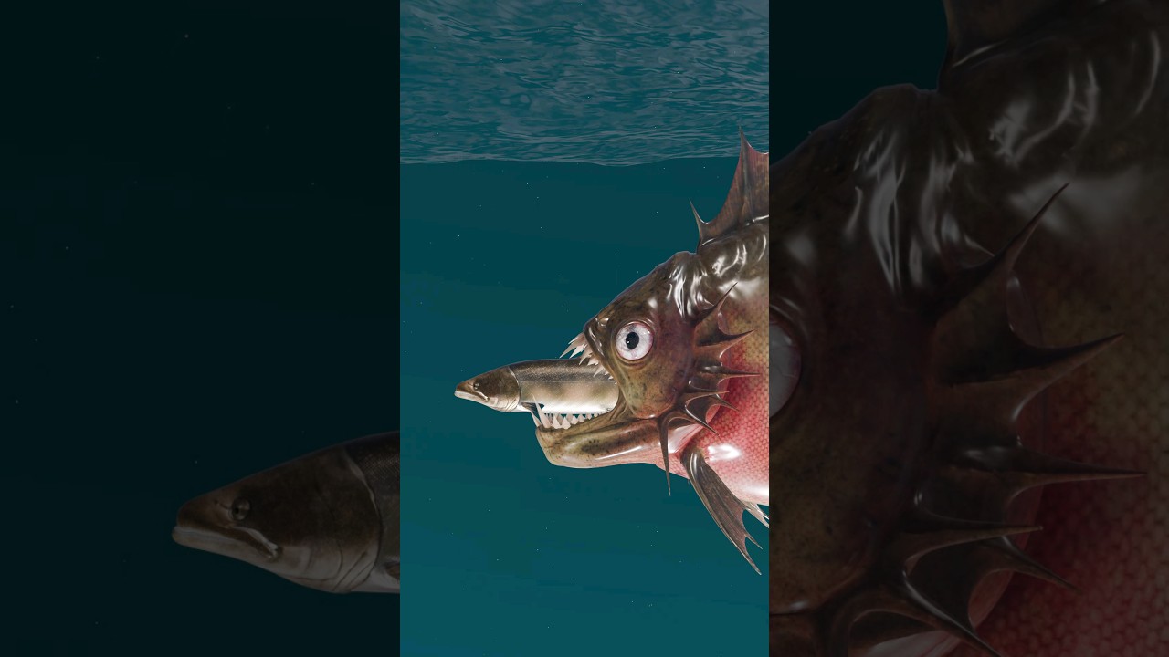 Peștele mănâncă pește | Monstru de mare Bull Trout Vs Monstrul de Mare Bloop
