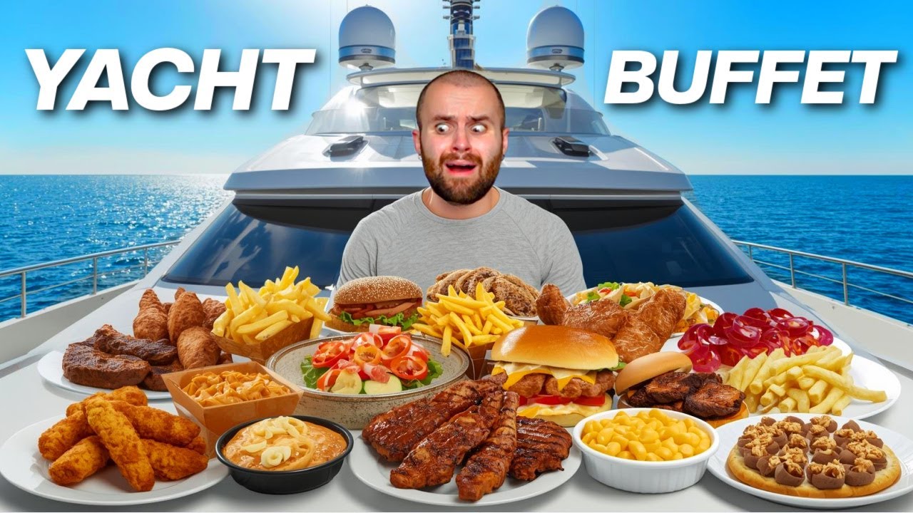 Am încercat un bufet de 100 USD pe un YACHT (24 Hour Challenge)