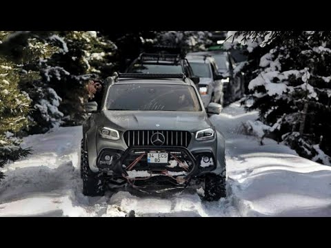 Mercedes Clasa X vs Jeep CHerokee 5.2 V8